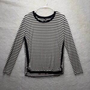 Striped Long Sleeve Top- see pic for flaw